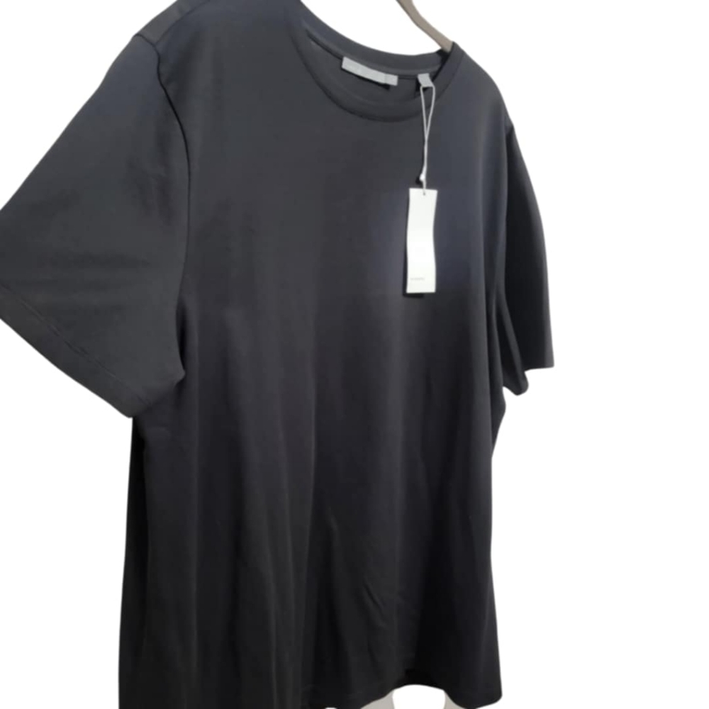 NWT Vince Men's Distressed Crew Neck Short Sleeve Tee Black Size Extra Large - Picture 3 of 8